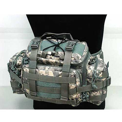 Molle Tactical Gear Assault Waist Pouch Bag Digital camo
